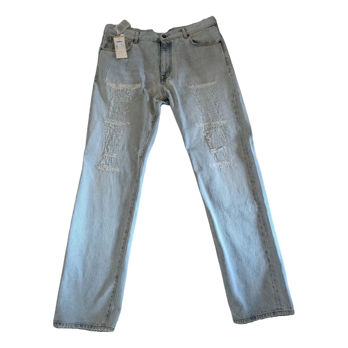 Pre-owned 424 Straight Jeans In Blue