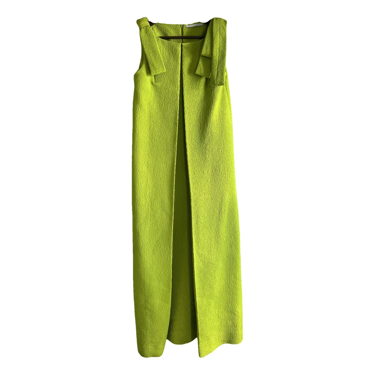 Pre-owned Emilia Wickstead Maxi Dress In Green