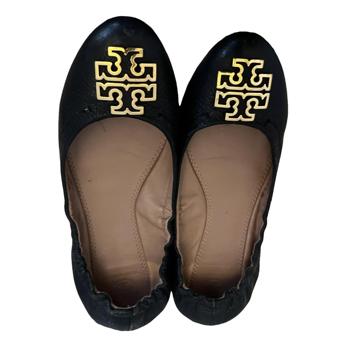 Pre-owned Tory Burch Leather Flats In Other