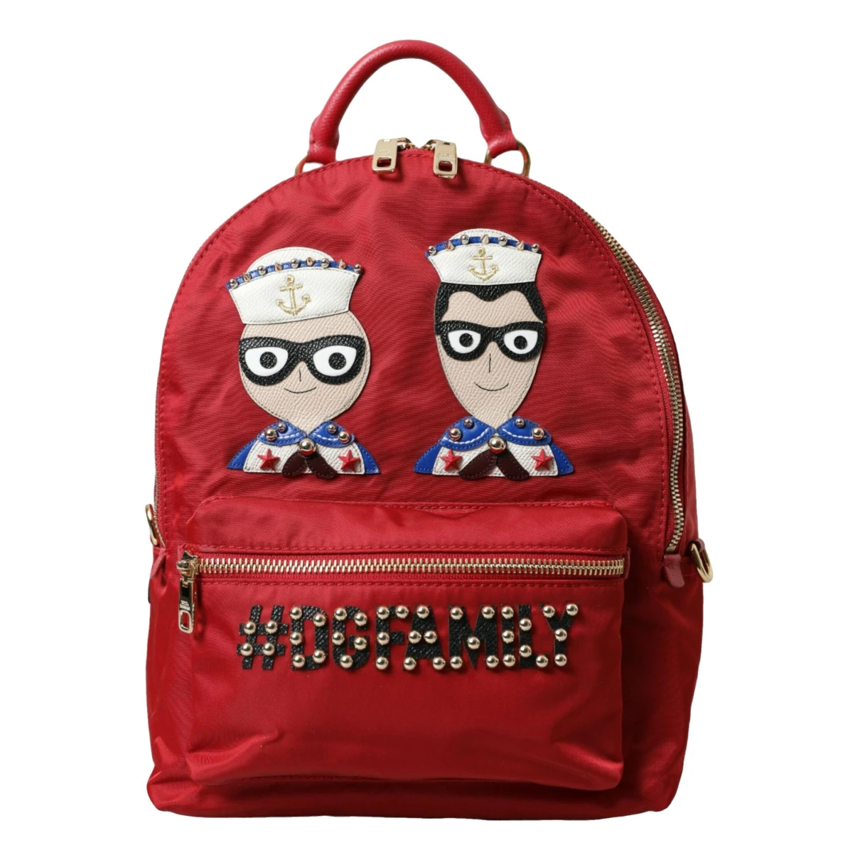 Pre-owned Dolce & Gabbana Backpack In Red