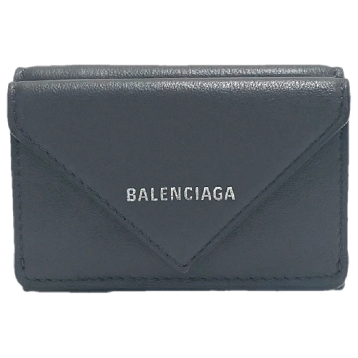 Pre-owned Balenciaga Leather Purse In Black