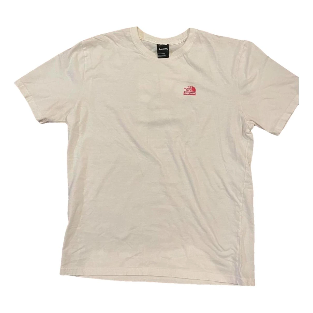 Pre-owned Supreme X The North Face T-shirt In White