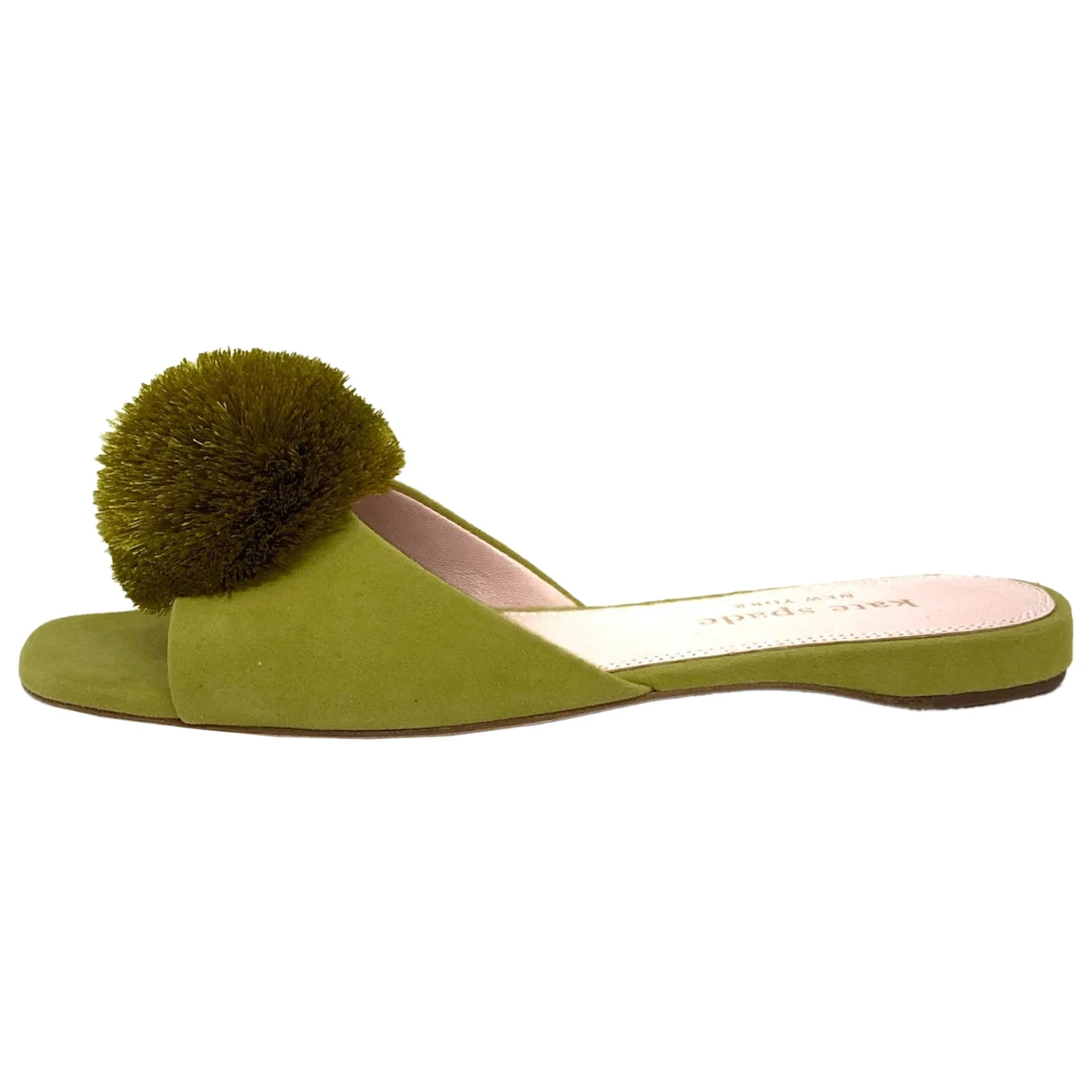 Pre-owned Kate Spade Mules & Clogs In Green