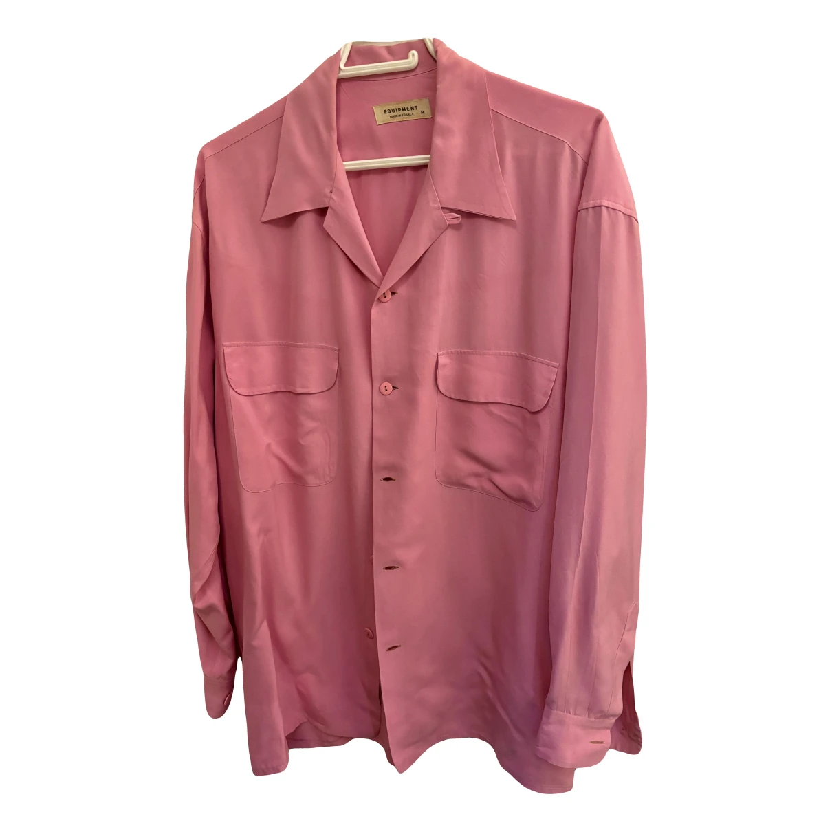 Pre-owned Equipment Silk Shirt In Pink