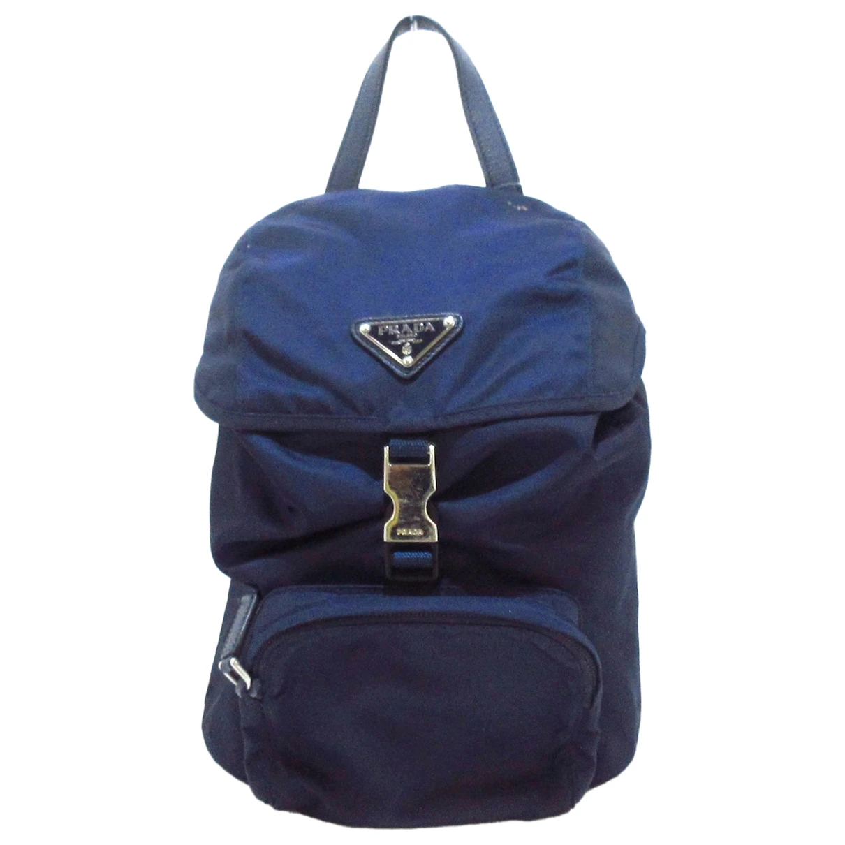 Pre-owned Prada Backpack In Blue
