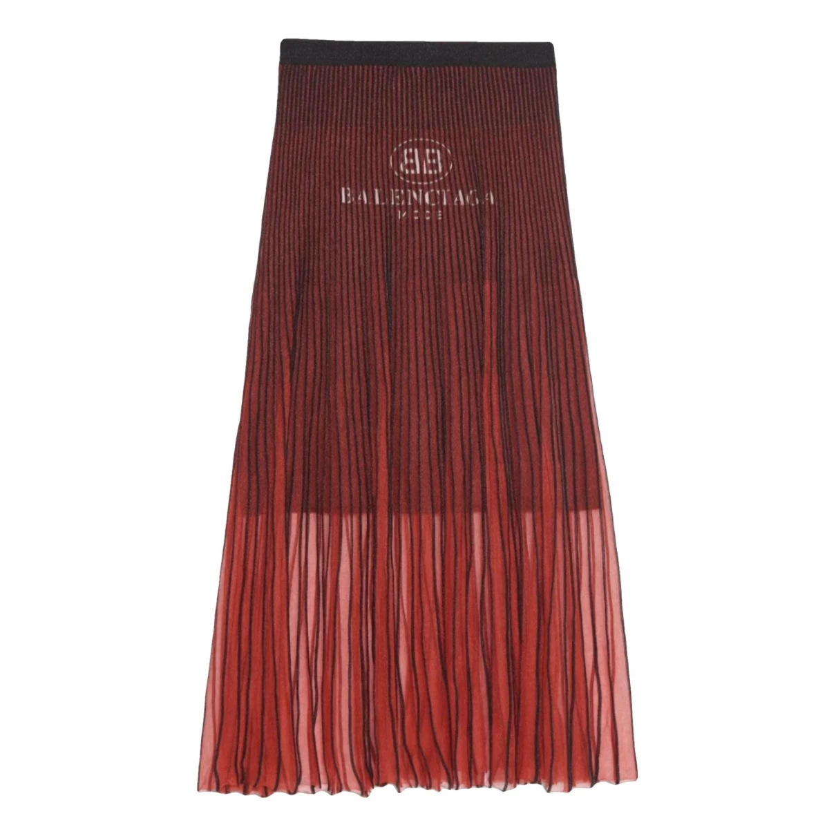 Pre-owned Balenciaga Mid-length Skirt In Red