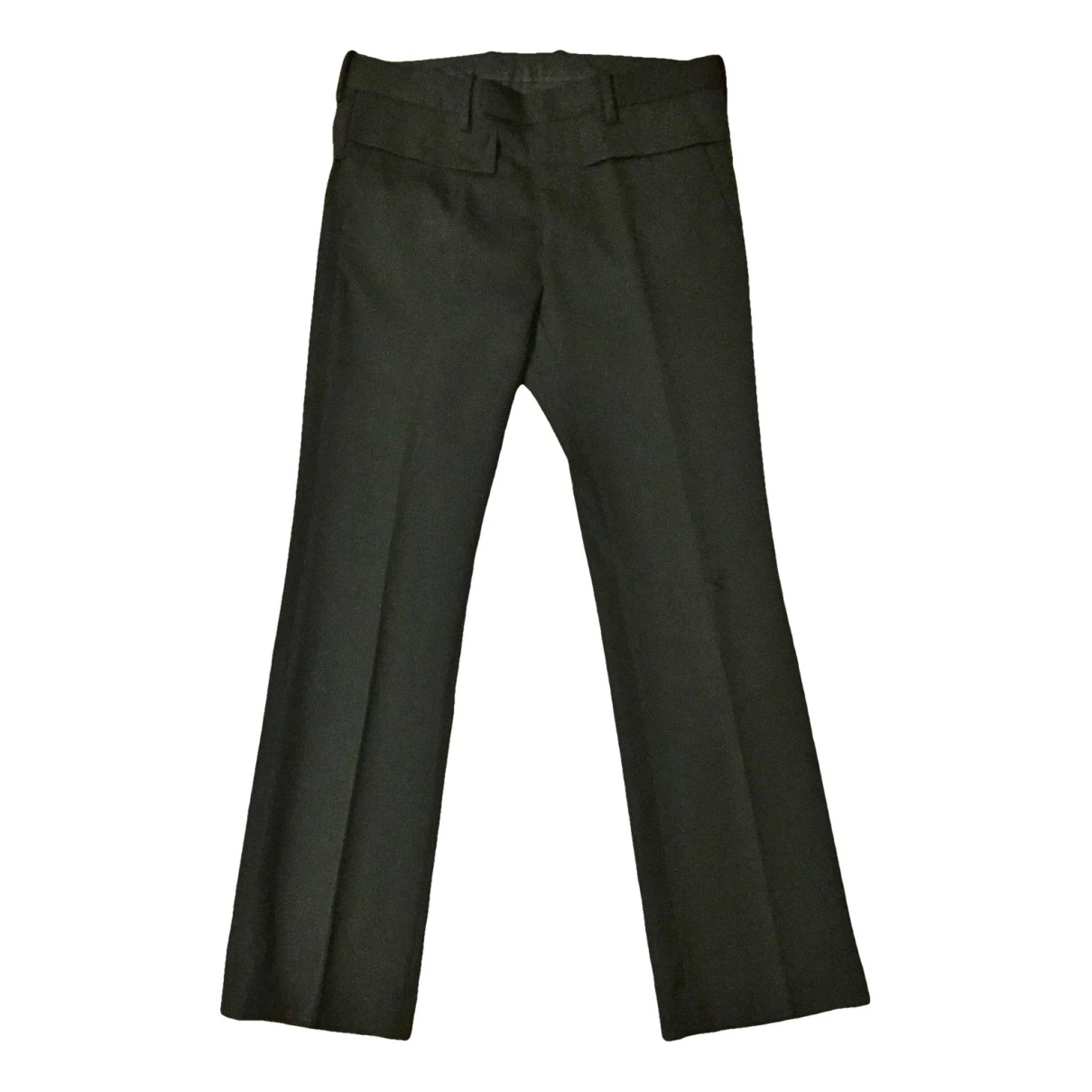 Pre-owned Undercover Wool Trousers In Black