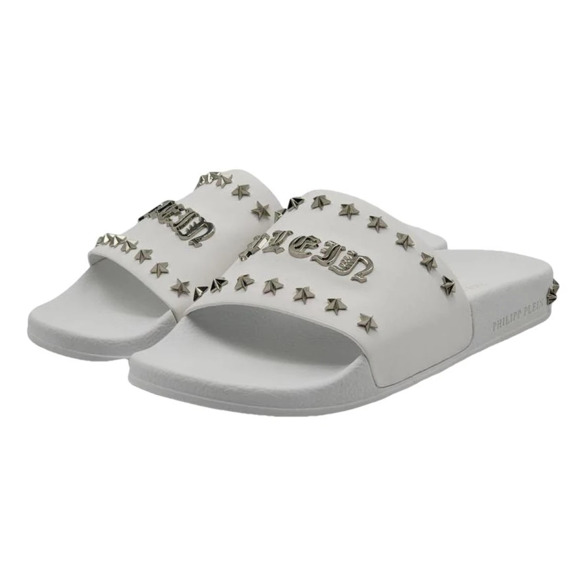 Pre-owned Philipp Plein Flats In White