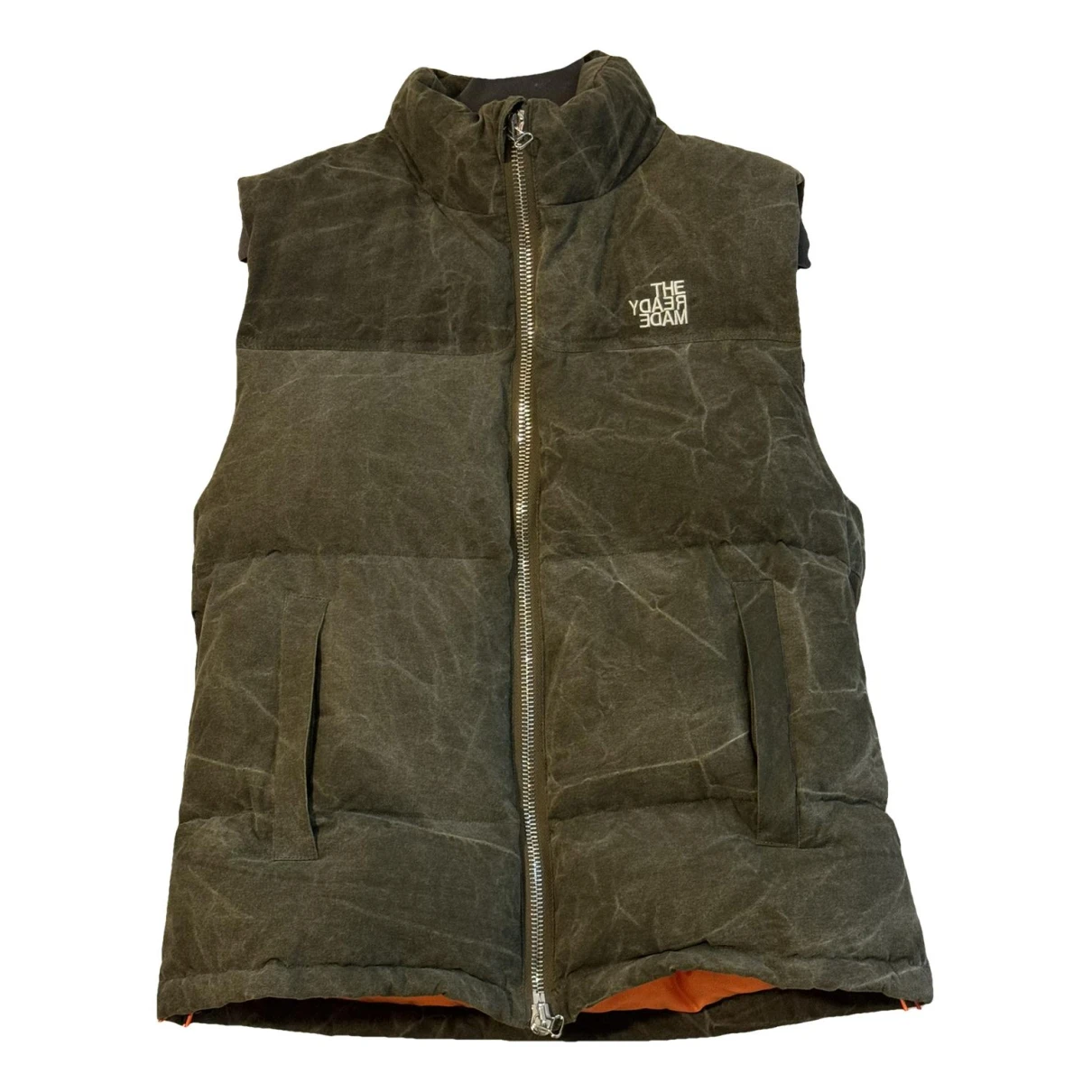Pre-owned The North Face Vest In Green