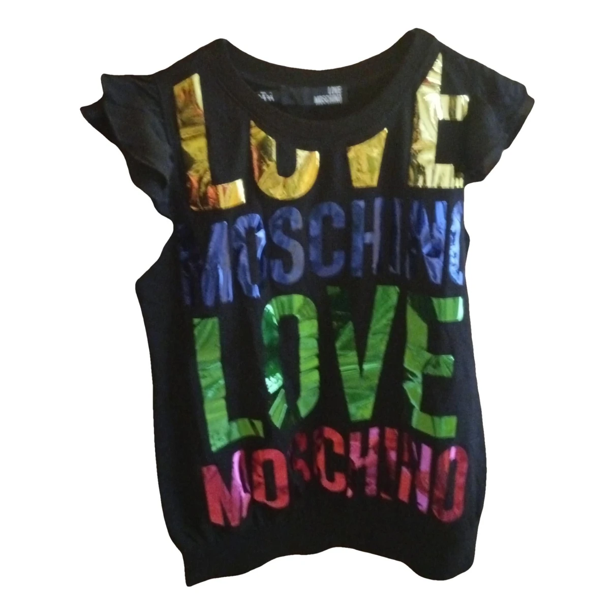 Pre-owned Moschino Love T-shirt In Multicolour