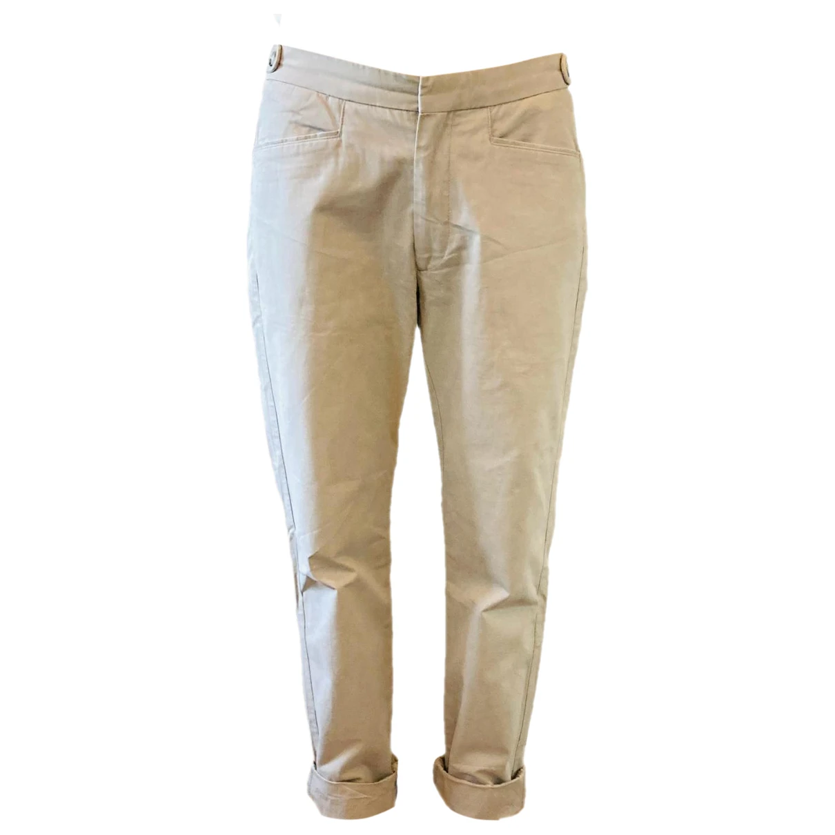 Pre-owned Reiss Chino Pants In Beige