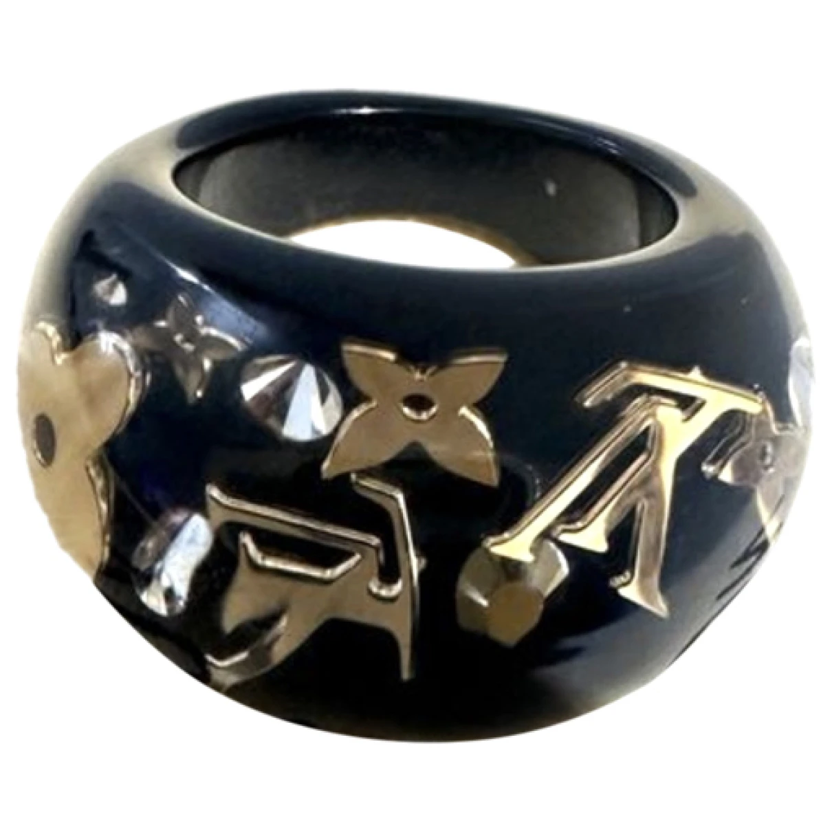 Pre-owned Louis Vuitton Inclusion Ring In Black