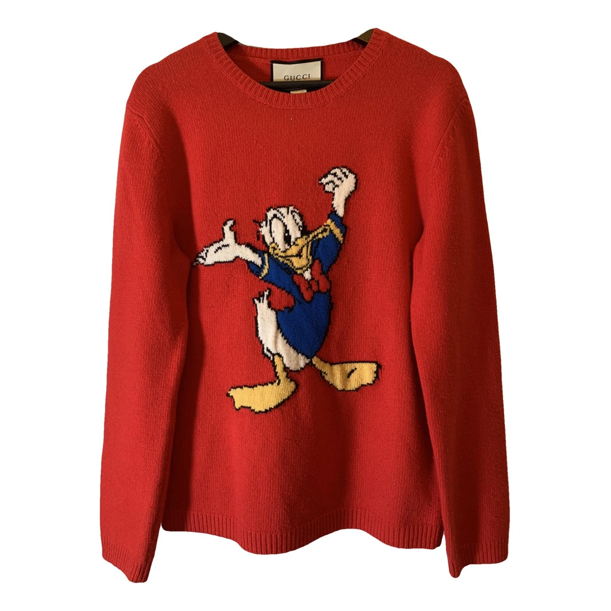 Pre-owned Disney X Gucci Wool Pull In Red
