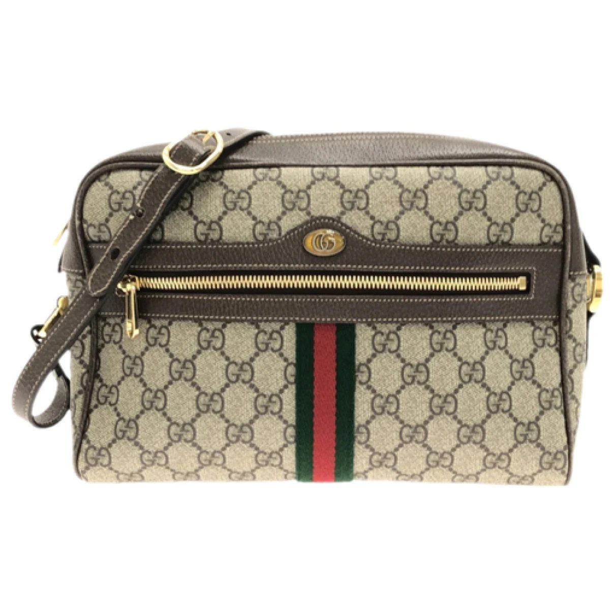 Pre-owned Gucci Ophidia Handbag In Beige