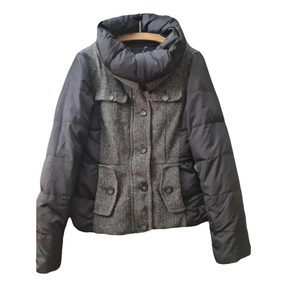 Pre-owned Max Mara Wool Jacket In Grey