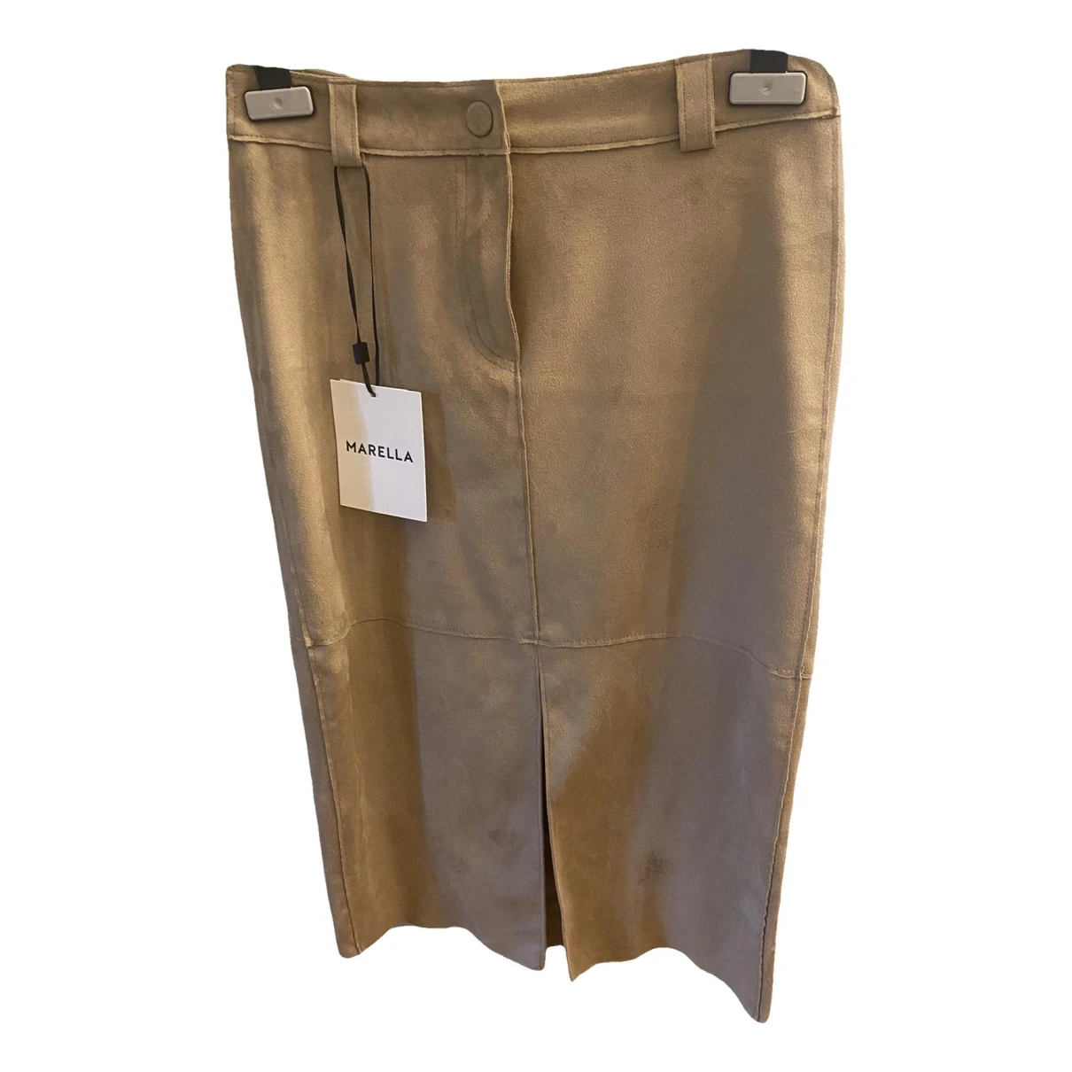 Pre-owned Marella Mid-length Skirt In Beige