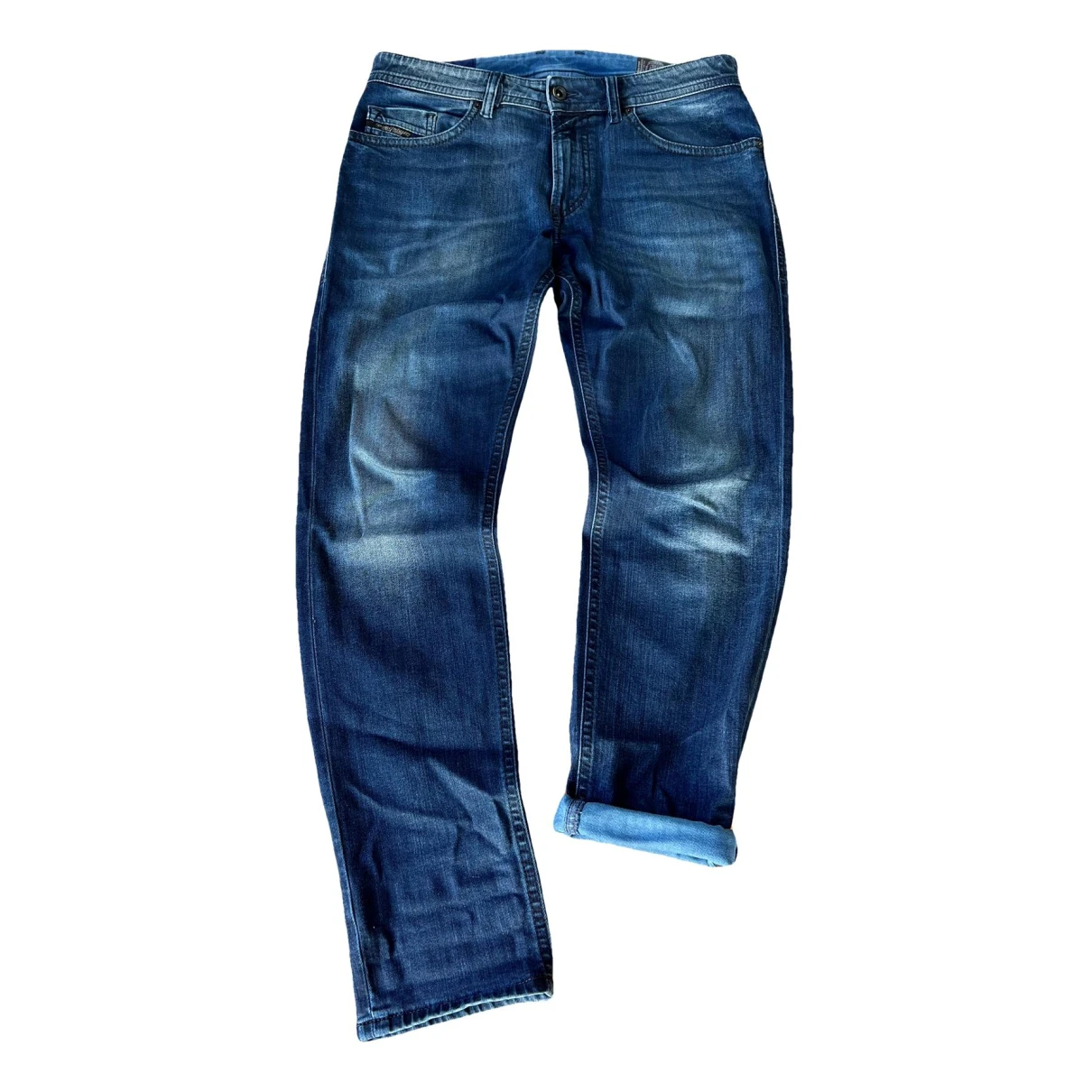 Pre-owned Diesel Straight Jeans In Blue