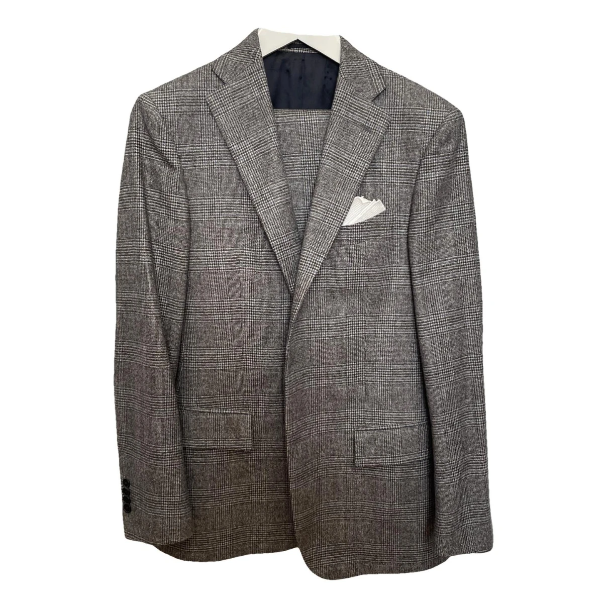 Pre-owned Piombo Wool Suit In Grey