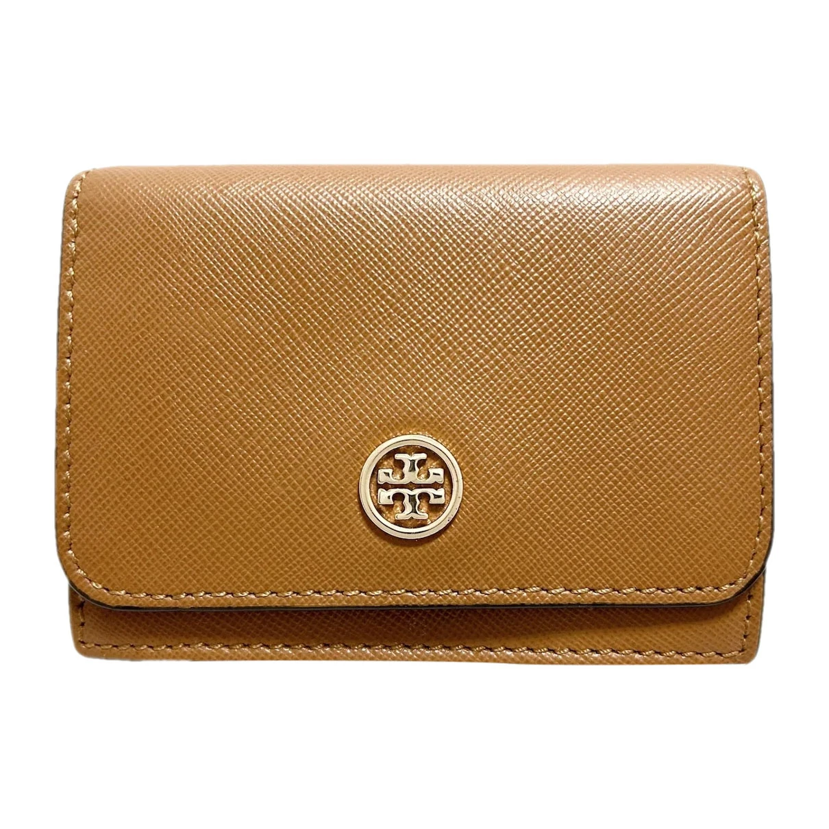 Pre-owned Tory Burch Leather Purse In Brown
