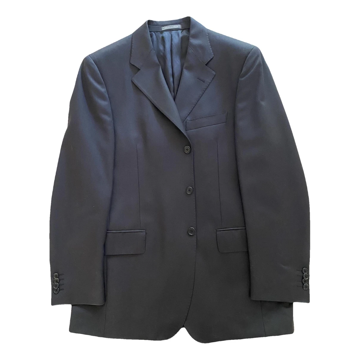 Pre-owned Ferragamo Wool Vest In Blue