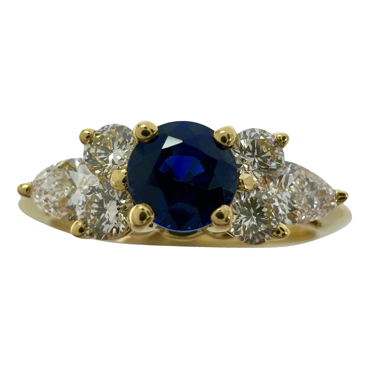 Pre-owned Tiffany & Co Yellow Gold Ring In Blue