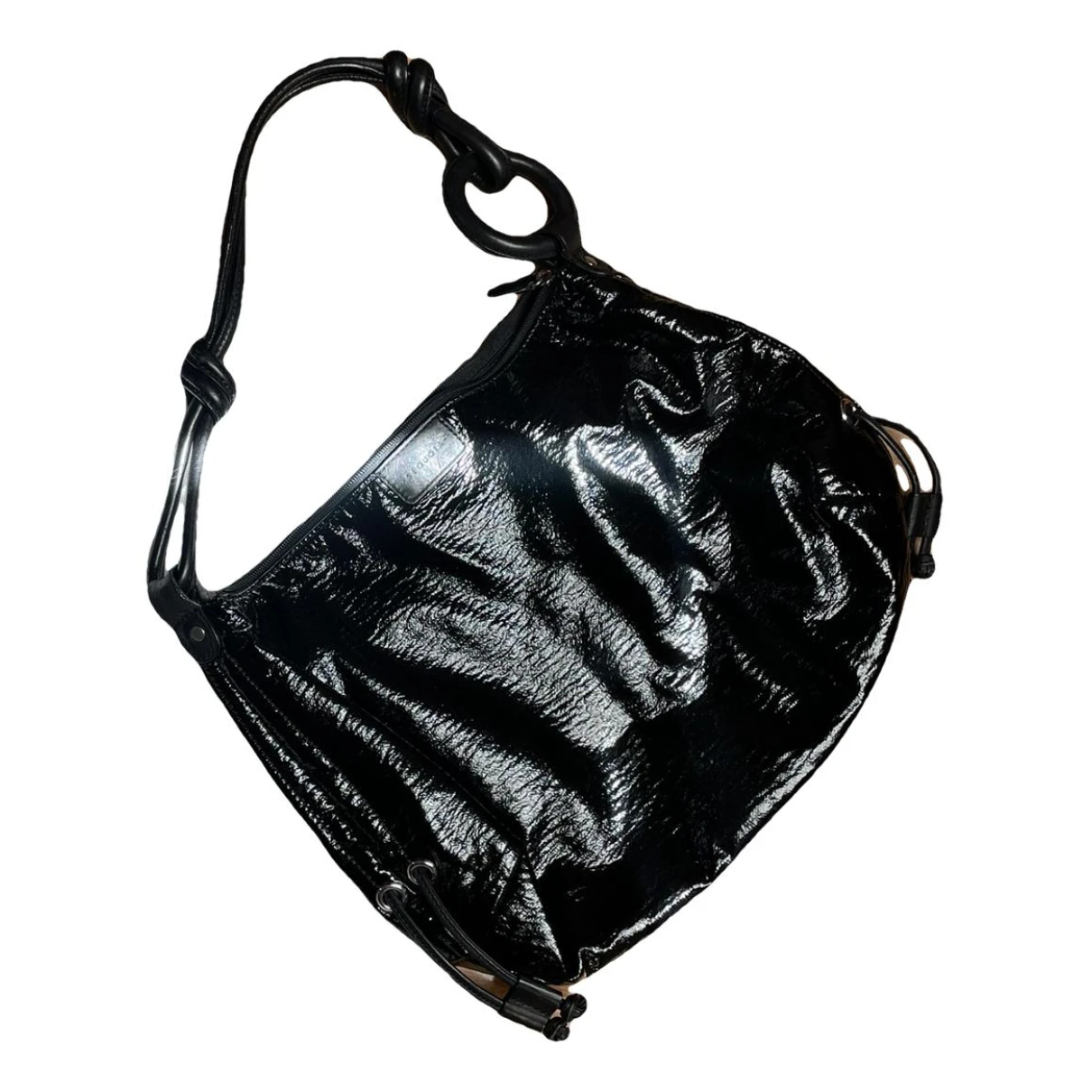 Pre-owned Sequoia Vinyl Handbag In Black