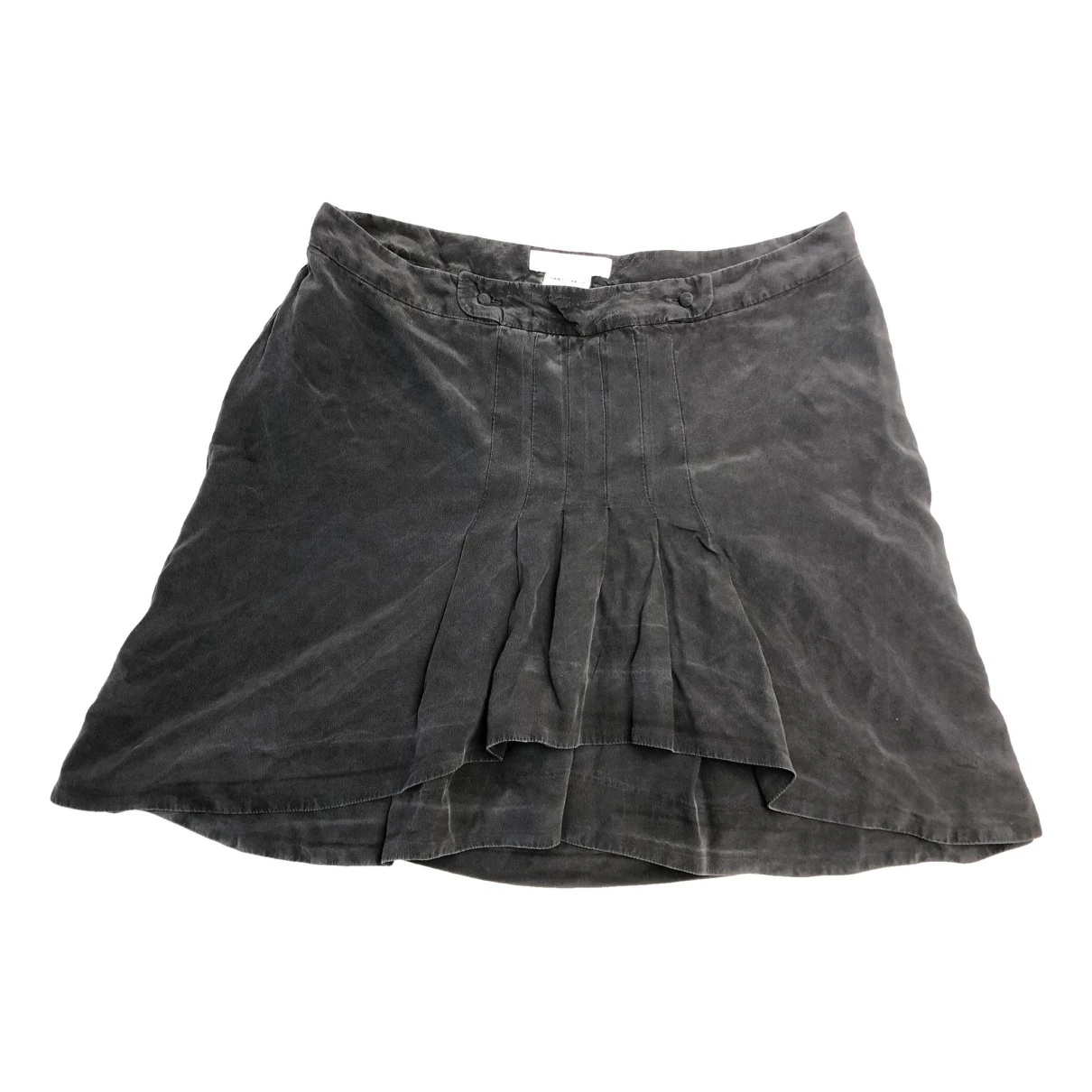 Pre-owned Chloé Silk Mini Skirt In Black