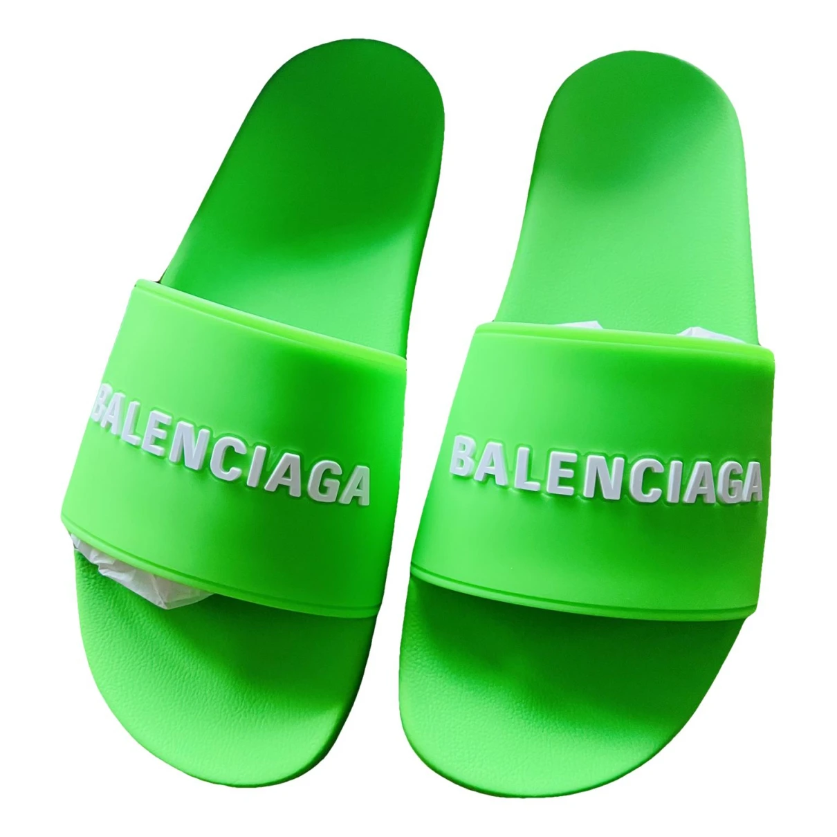 Pre-owned Balenciaga Sandals In Green