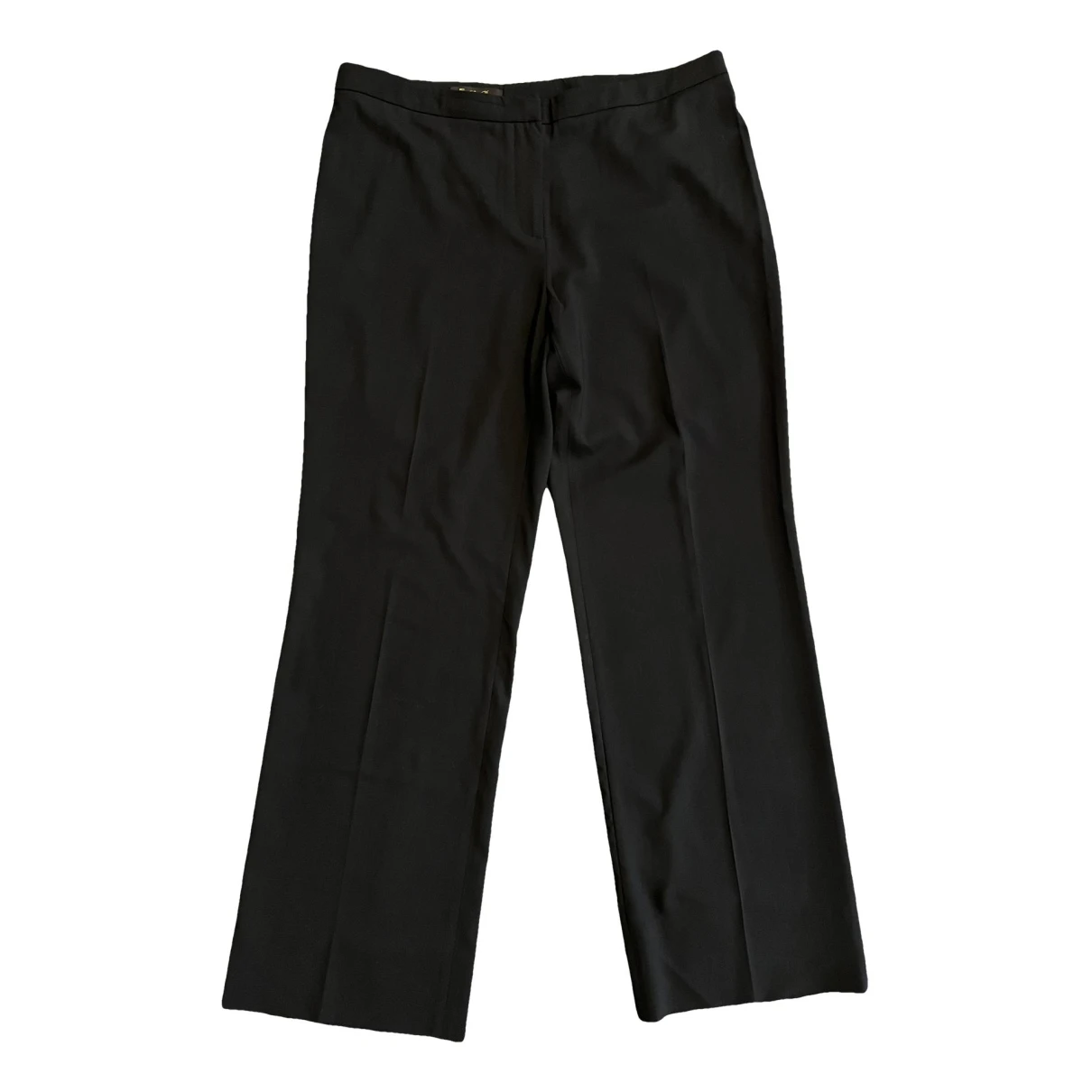 Pre-owned Loro Piana Wool Trousers In Black