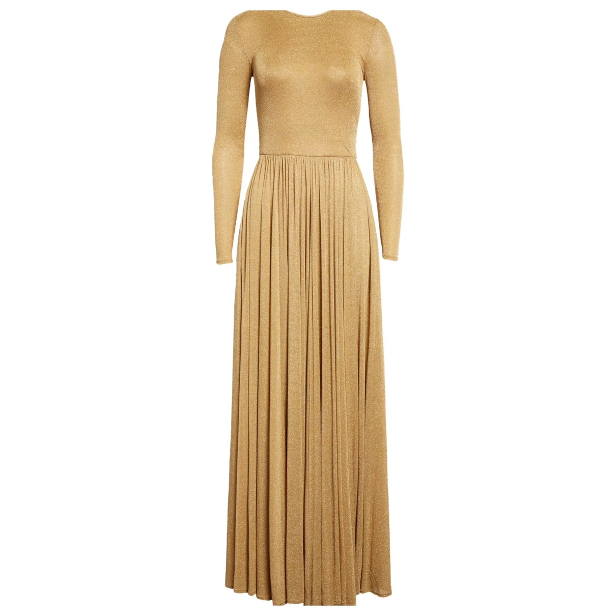 Pre-owned Zimmermann Maxi Dress In Gold