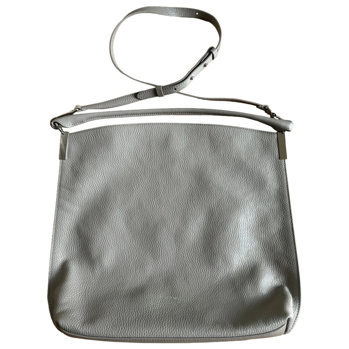 Pre-owned Coccinelle Leather Crossbody Bag In Grey