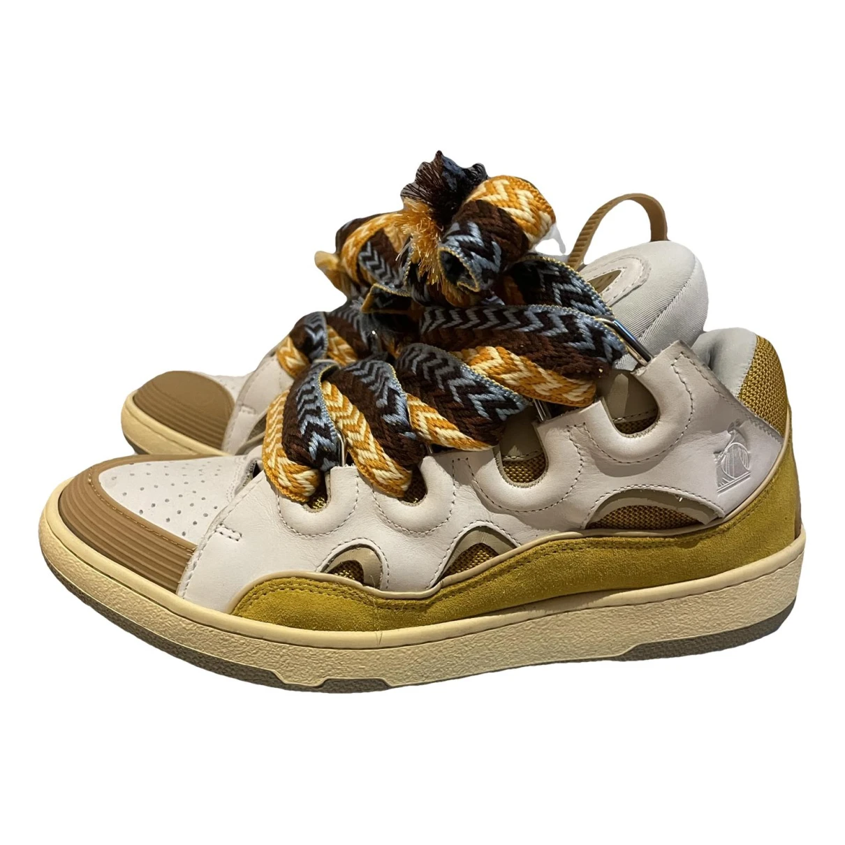 Pre-owned Lanvin Low Trainers In Yellow