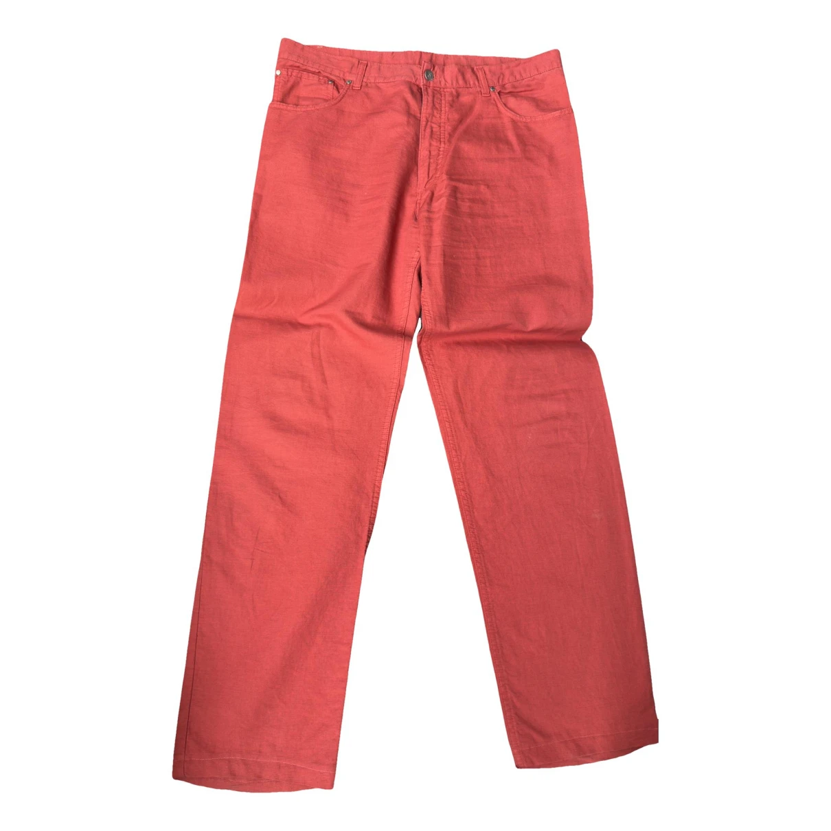 Pre-owned Z Zegna Trousers In Red