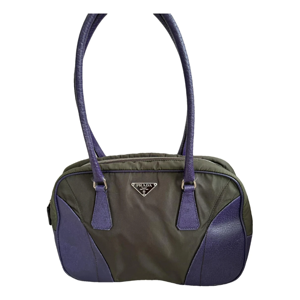 Pre-owned Prada Re-edition 1995 Leather Handbag In Purple