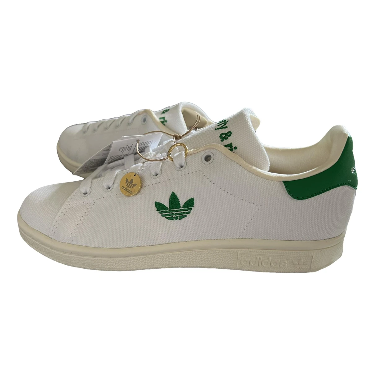 Pre-owned Adidas Originals Stan Smith Cloth Trainers In White