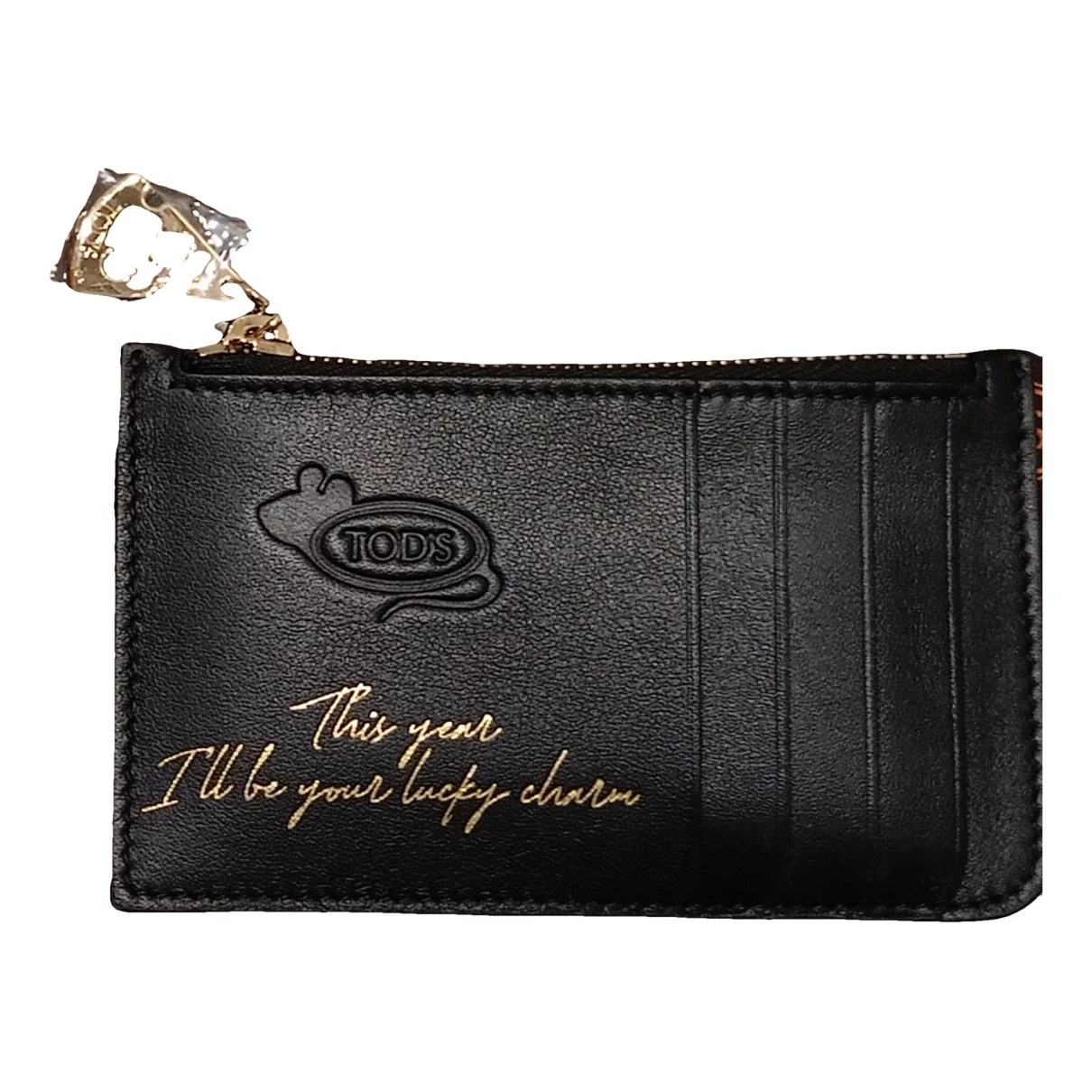 Pre-owned Tod's Leather Wallet In Black
