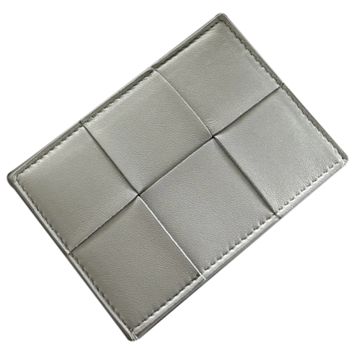 Pre-owned Bottega Veneta Leather Small Bag In Grey