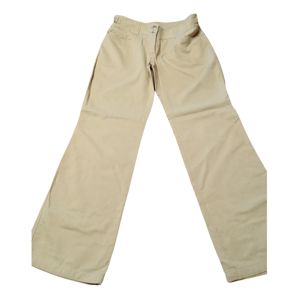 Pre-owned Dolce & Gabbana Large Pants In Beige