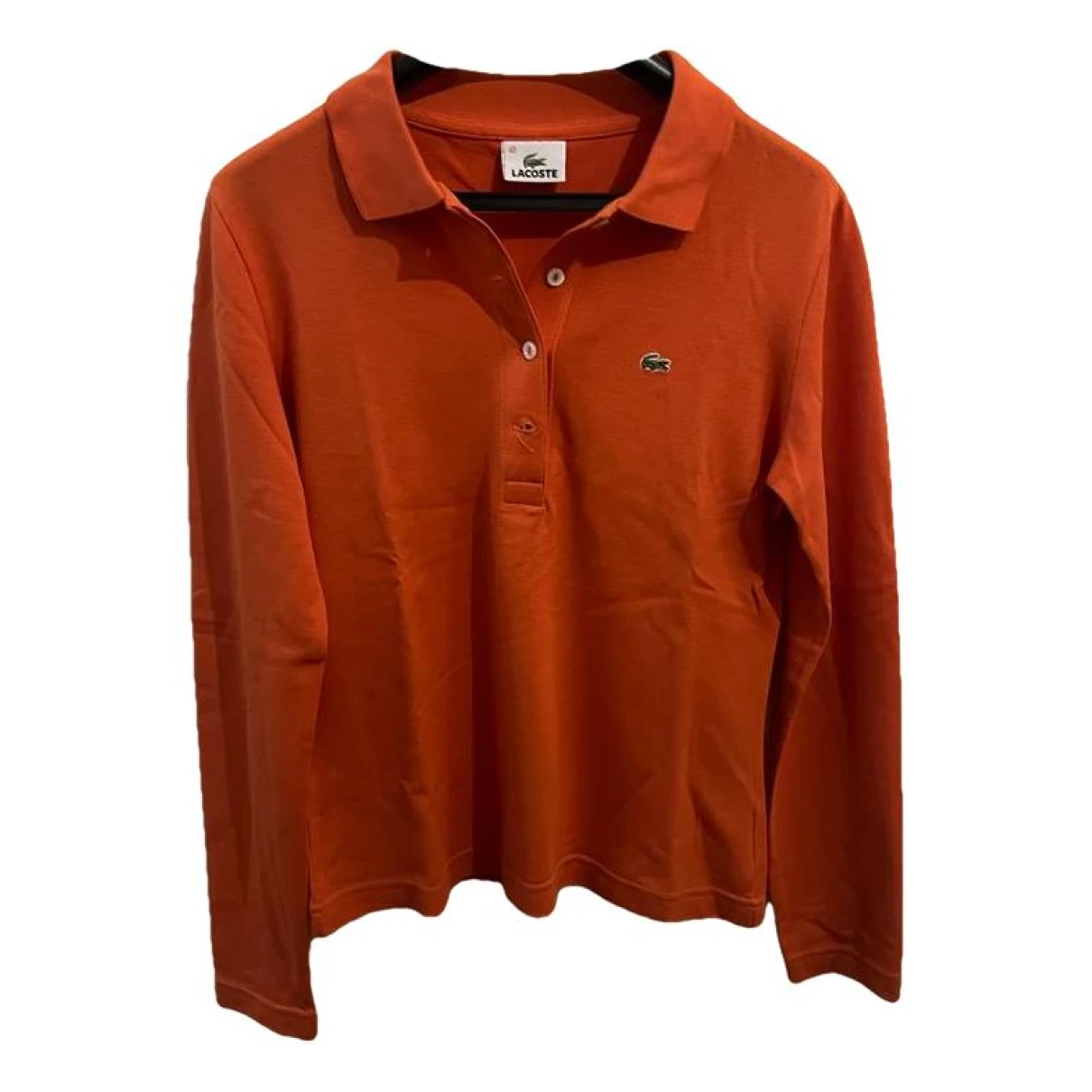 Pre-owned Lacoste Knitwear & Sweatshirt In Orange