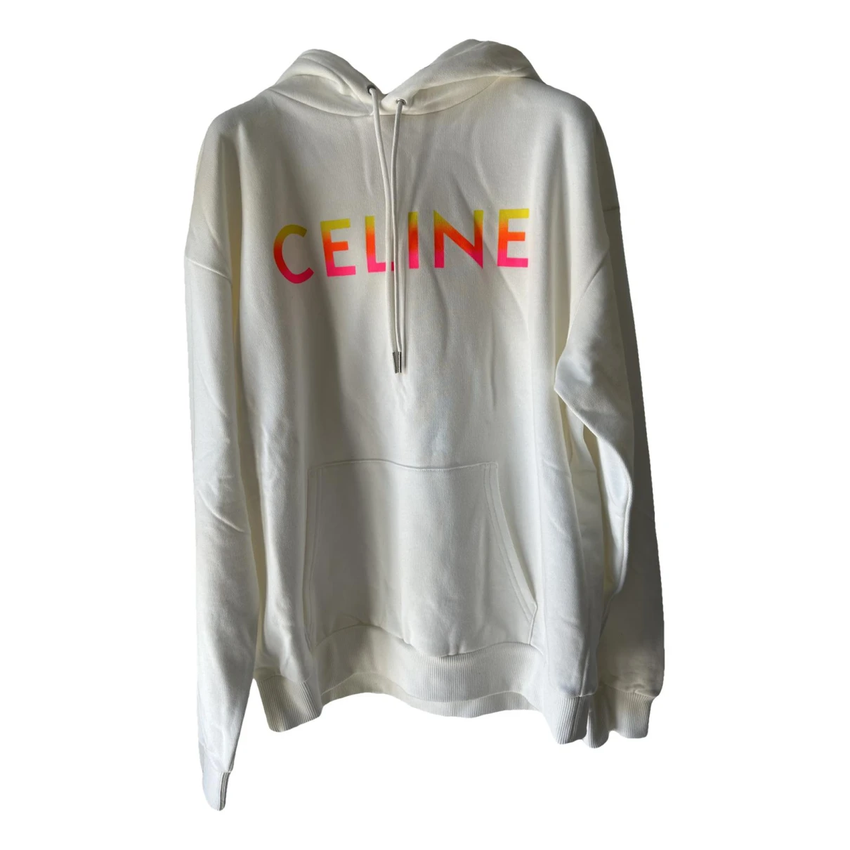 Pre-owned Celine Sweatshirt In White
