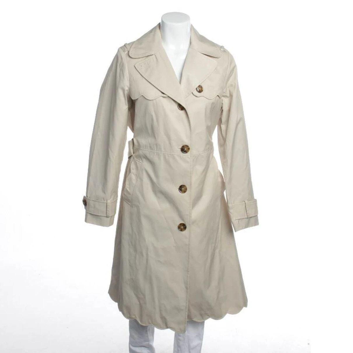 Pre-owned Kate Spade Jacket In White