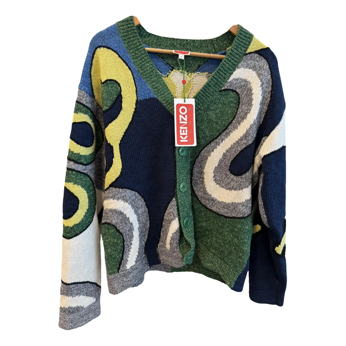 Pre-owned Kenzo Wool Pull In Multicolour