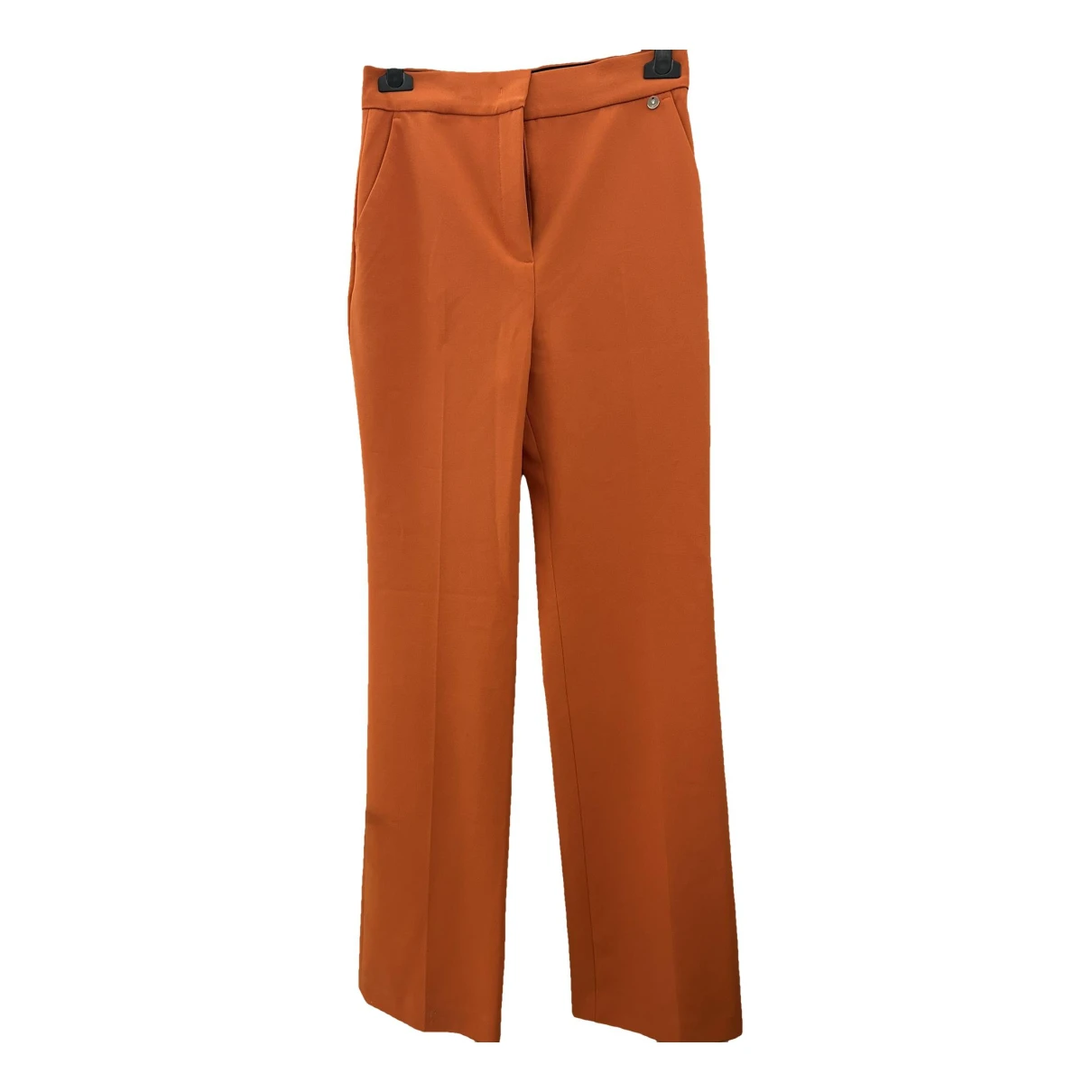 Pre-owned Liujo Straight Pants In Orange