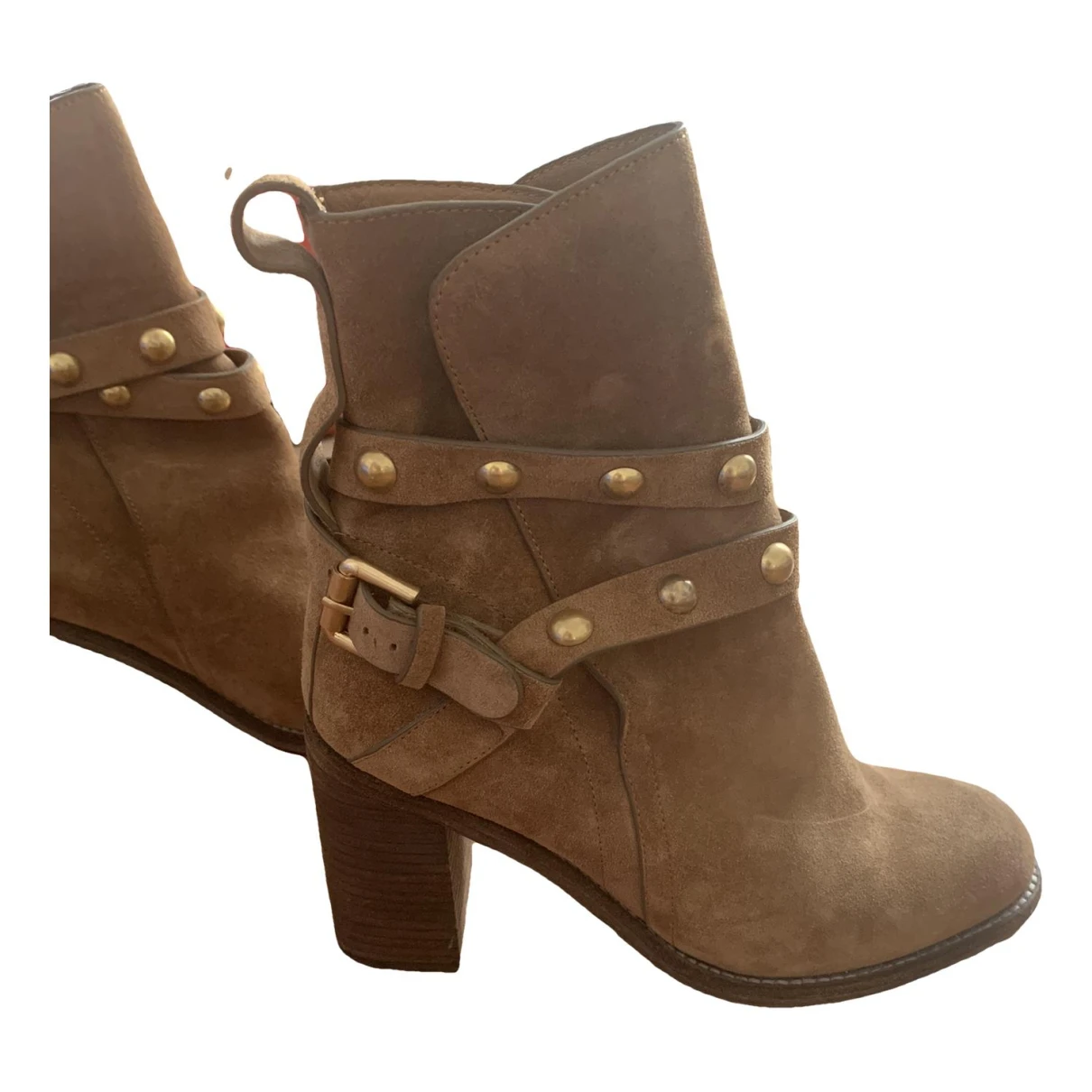 Pre-owned See By Chloé Boots In Camel