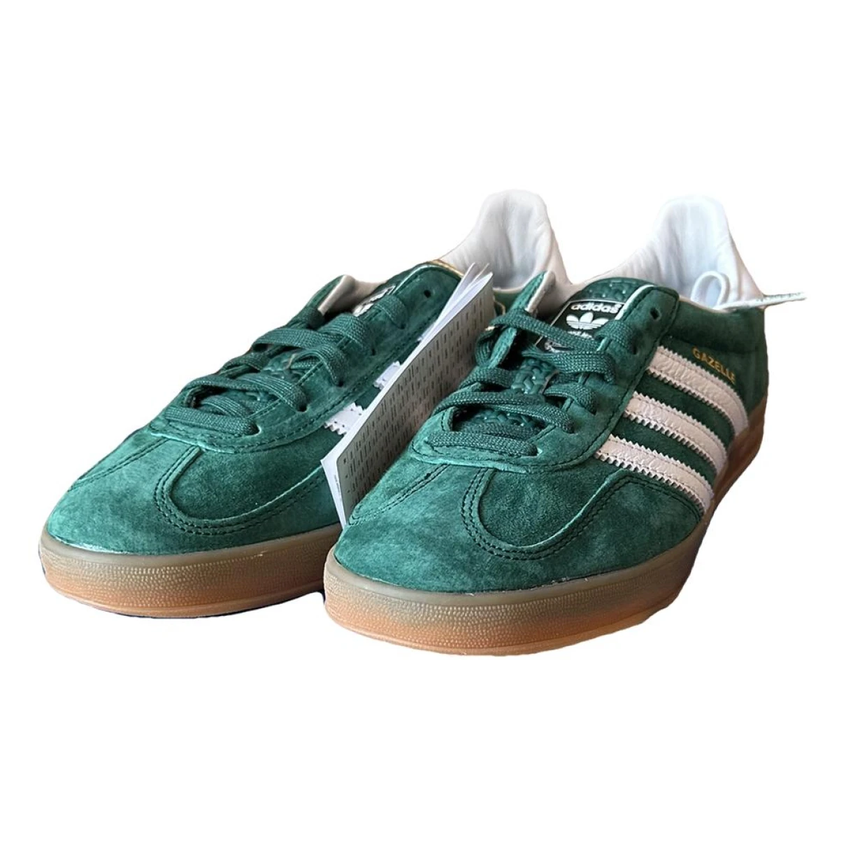 Pre-owned Adidas Originals Gazelle Trainers In Green