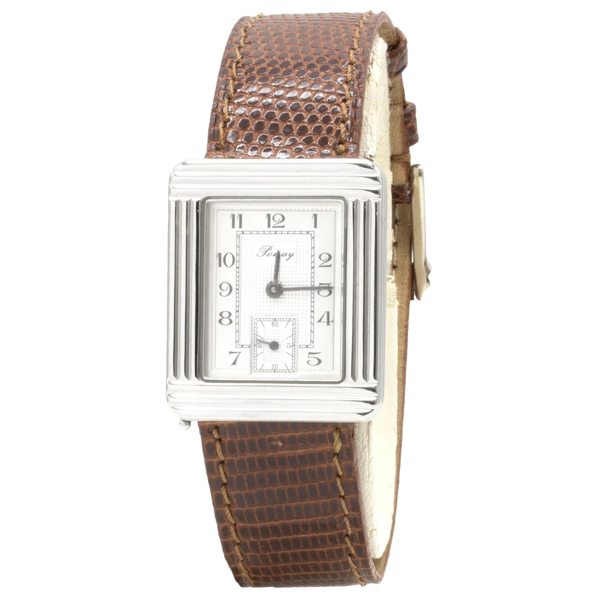 Pre-owned Poiray Ma Première Watch In Silver