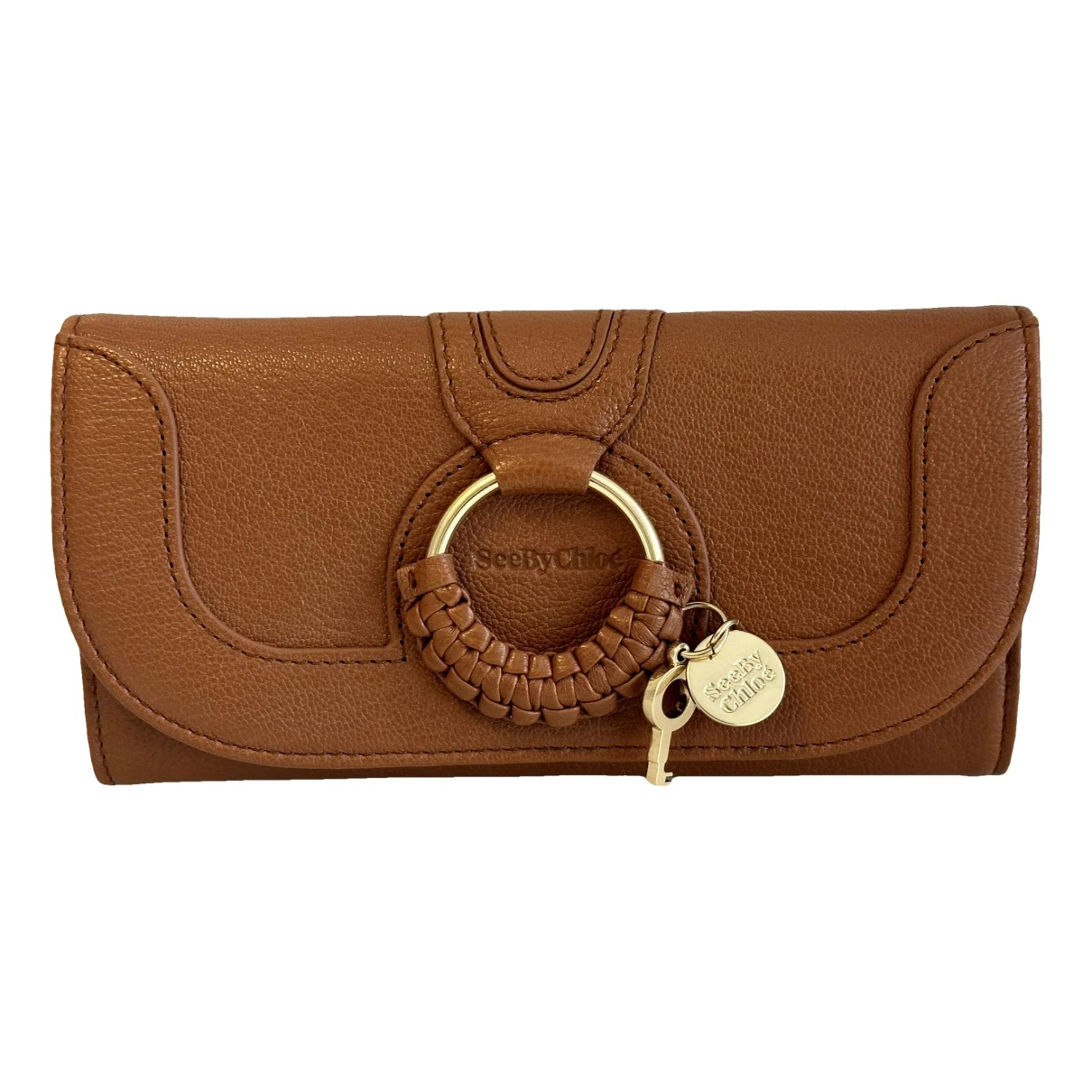 Pre-owned See By Chloé Leather Wallet In Brown