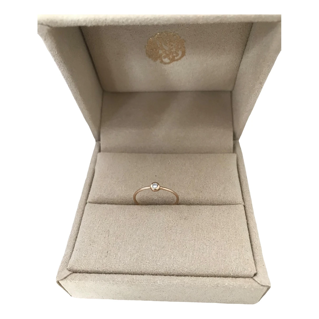 Pre-owned Ginette Ny Pink Gold Ring