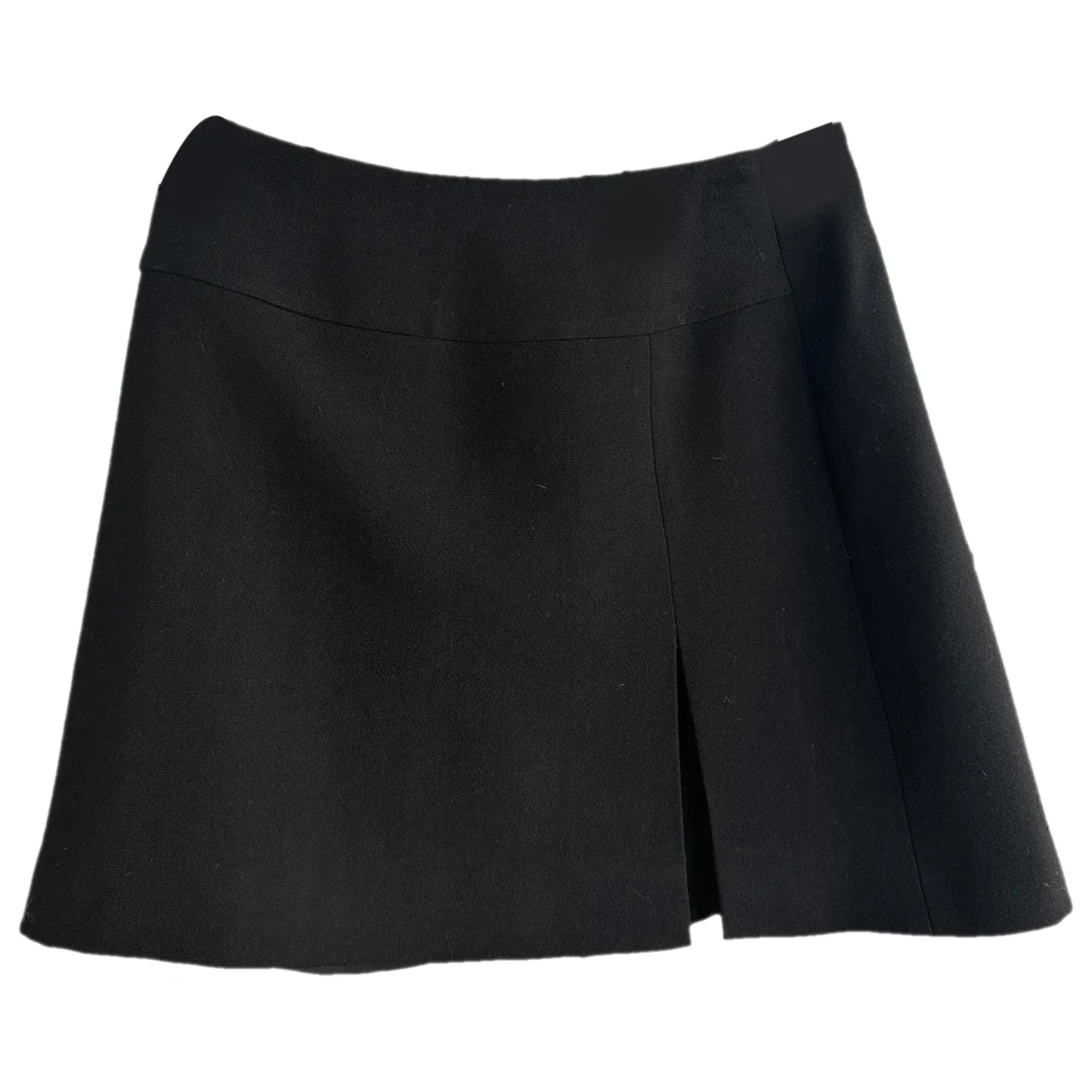 Pre-owned Emporio Armani Wool Skirt In Black
