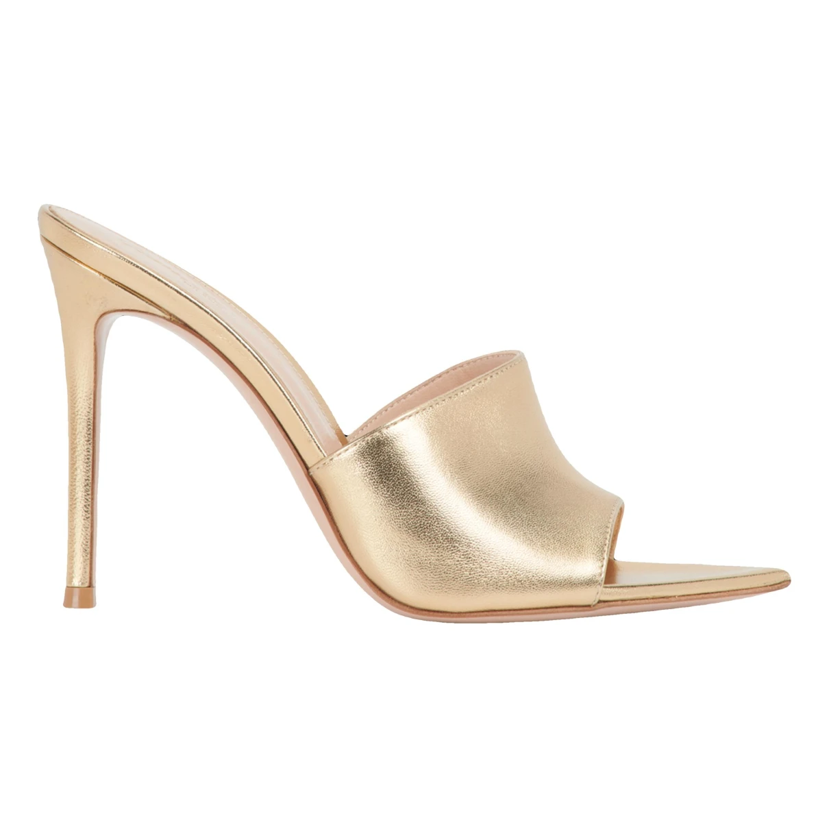 Pre-owned Gianvito Rossi Leather Heels In Gold